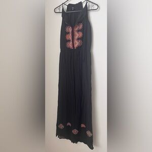 Madewell Kilim Maxi Embroidered Beaded Dress Size 0